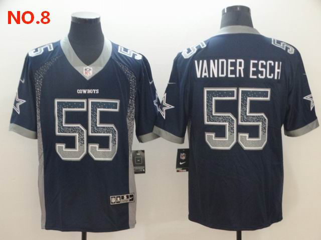 Men's Dallas Cowboys #55 Leighton Vander Esch Jersey NO.8;